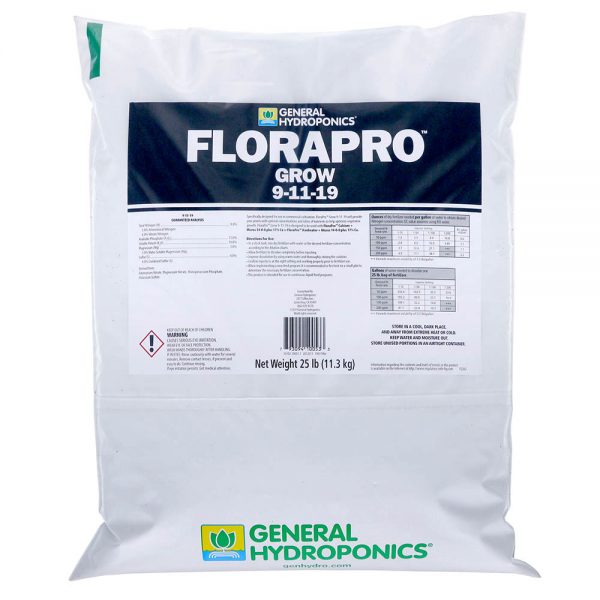 72ghfloraprogrow - gh florapro gro sol25lb