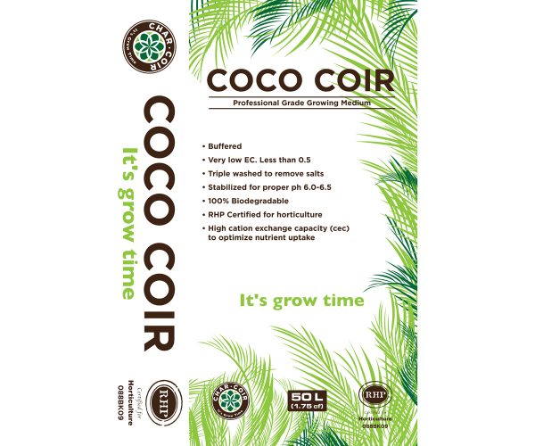 Chco50l 1 - char coir 100% rhp certified coco coir, 50 l