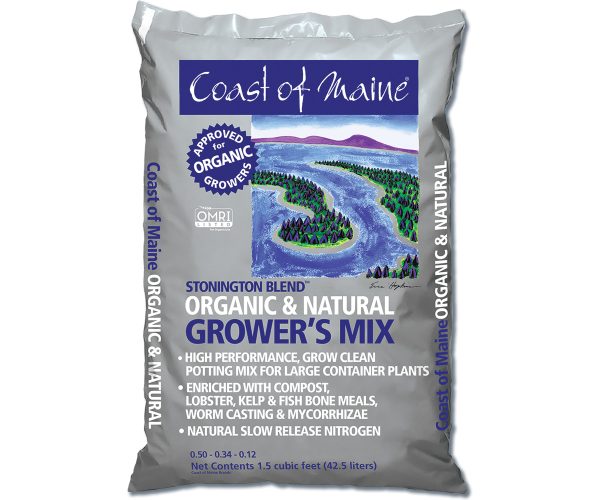 Cmsbo15 1 - coast of maine stonington blend organic growers mix, 1. 5 cu ft