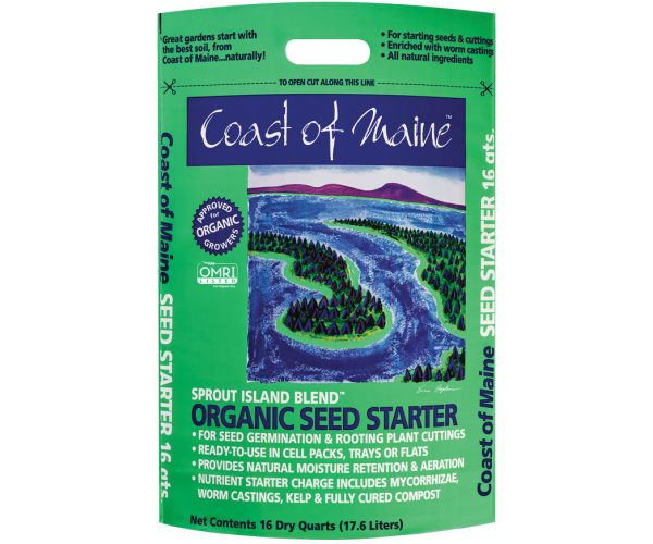 Cmsiss16qt 1 - coast of maine sprout island seed starter soil, 16 qt