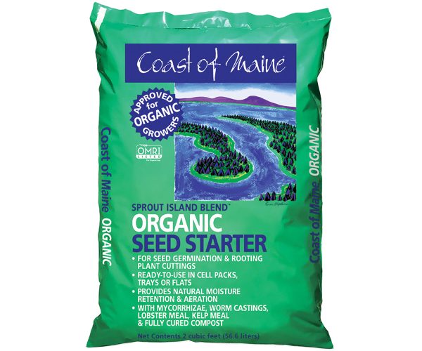 Cmsiss2cf 1 - coast of maine sprout island seed starter soil, 2 cf