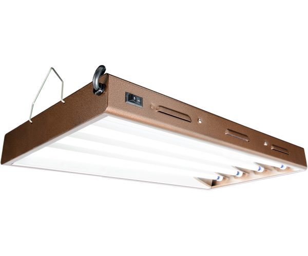 Flp24 1 - agrobrite designer t5 96w 2' 4-tube fixture with lamps