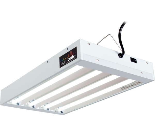 Flt24 1 - agrobrite t5 96w 2' 4-tube fixture with lamps