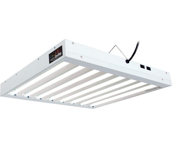 Flt28 1 - agrobrite t5 192w 2' 8-tube fixture with lamps