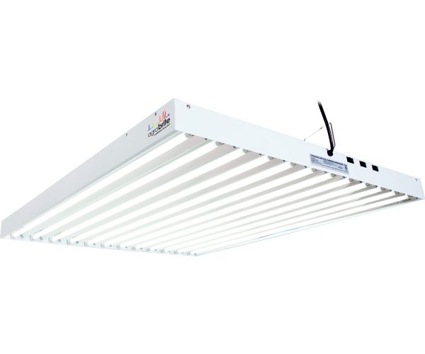 Flt412 1 - agrobrite t5 648w 4' 12-tube fixture with lamps