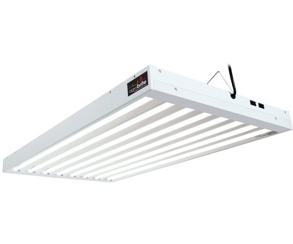 Flt48 1 - agrobrite t5 432w 4' 8-tube fixture with lamps