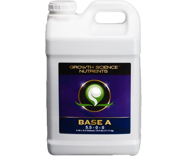 Gscba2. 5g 1 - growth science nutrients base a, 2. 5 gal