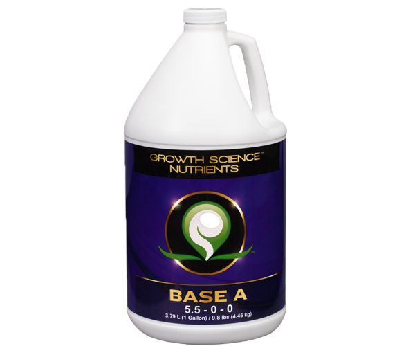 Gscbag 1 - growth science nutrients base a, 1 gal