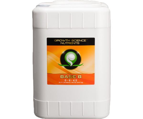 Gscbb6g 1 - growth science nutrients base b, 6 gal