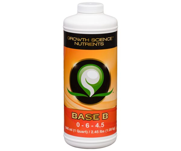 Gscbbq 1 - growth science nutrients base b, 1 qt