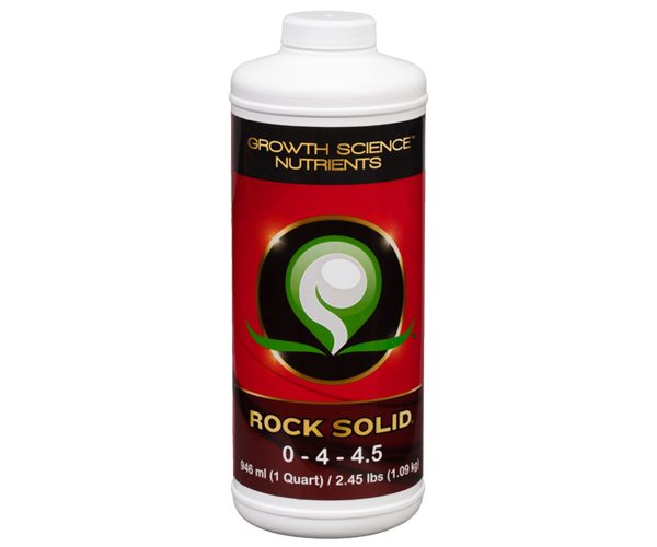 Gscrsq 1 - growth science nutrients rock solid, 1 qt