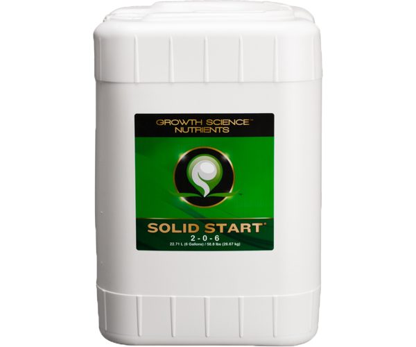 Gscss6g 1 - growth science nutrients solid start, 6 gal