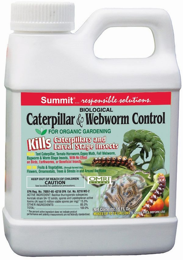 Hgbcwc 1 - summit chemical bio caterpillar & webworm control, 16 oz