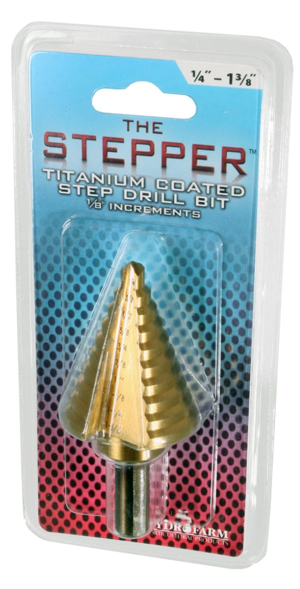 Hgdrbt 1 - the stepper titanium step drill bit, 1/4" to 1 3/8"