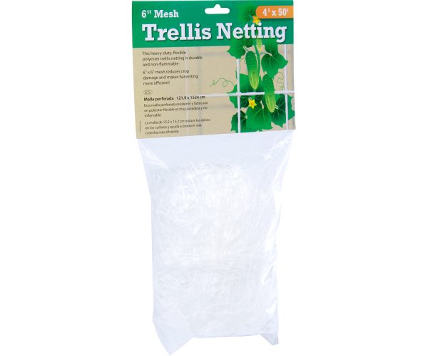 Hgn504 1 - trellis netting 6" mesh, non-woven, 4' x 50'