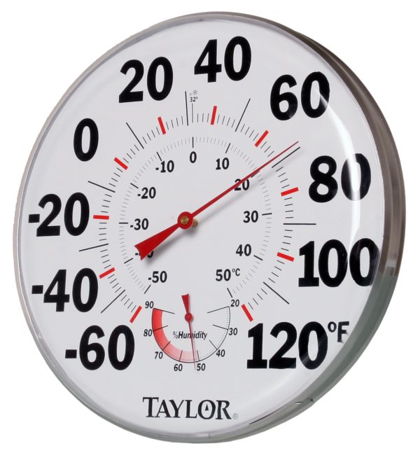 Hgthg 1 - 12" temperature/humidity gauge