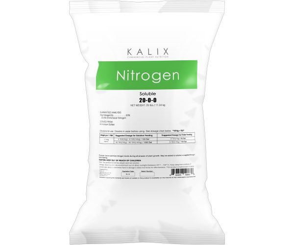 Kx1204 1 - kalix nitrogen, 25 lb (soluble)