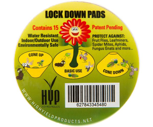 Ldp03 1 - high yield lock down pads, 3", pack of 15