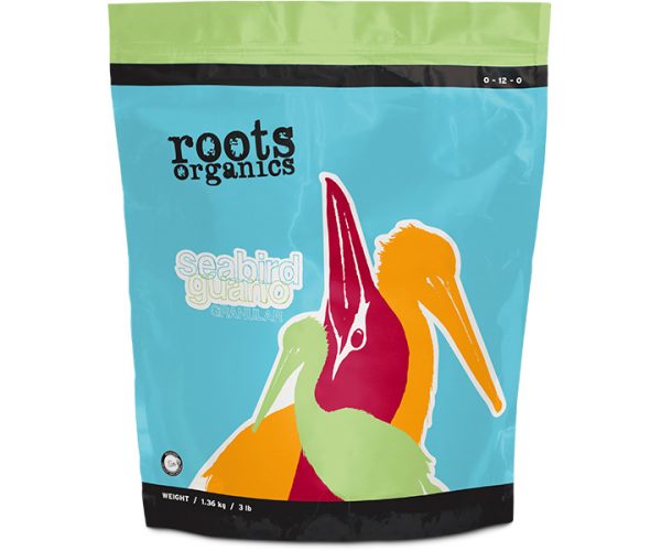 Ropsbg40 1 - roots organics seabird guano, granular, 40 lbs