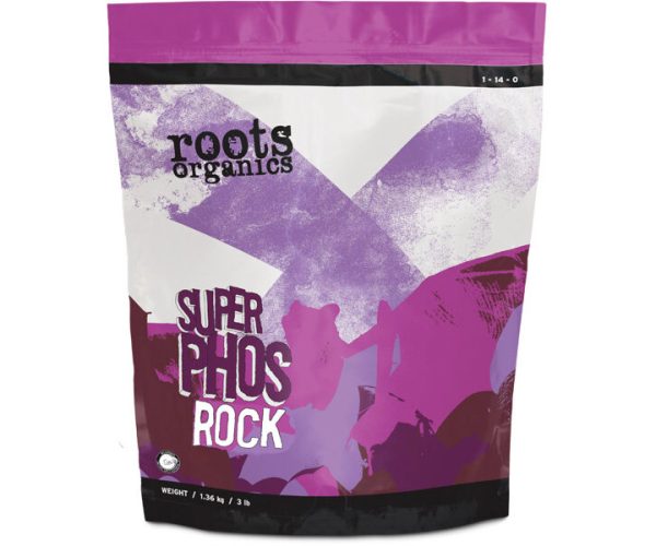 Rospr3 1 - roots organics super phos rock, 3 lbs