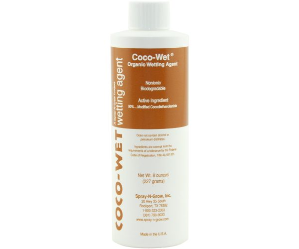 Spcw8 1 - coco-wet organic wetting agent, 8 oz