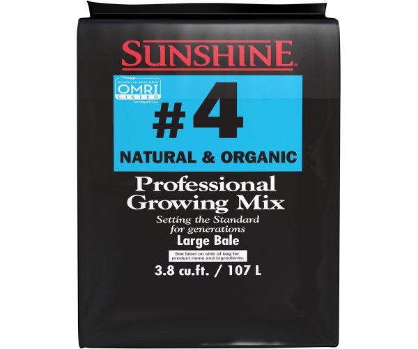 Sugrmix4no 1 - sungro horticulture sunshine natural & organic mix #4, 3. 8 cu ft